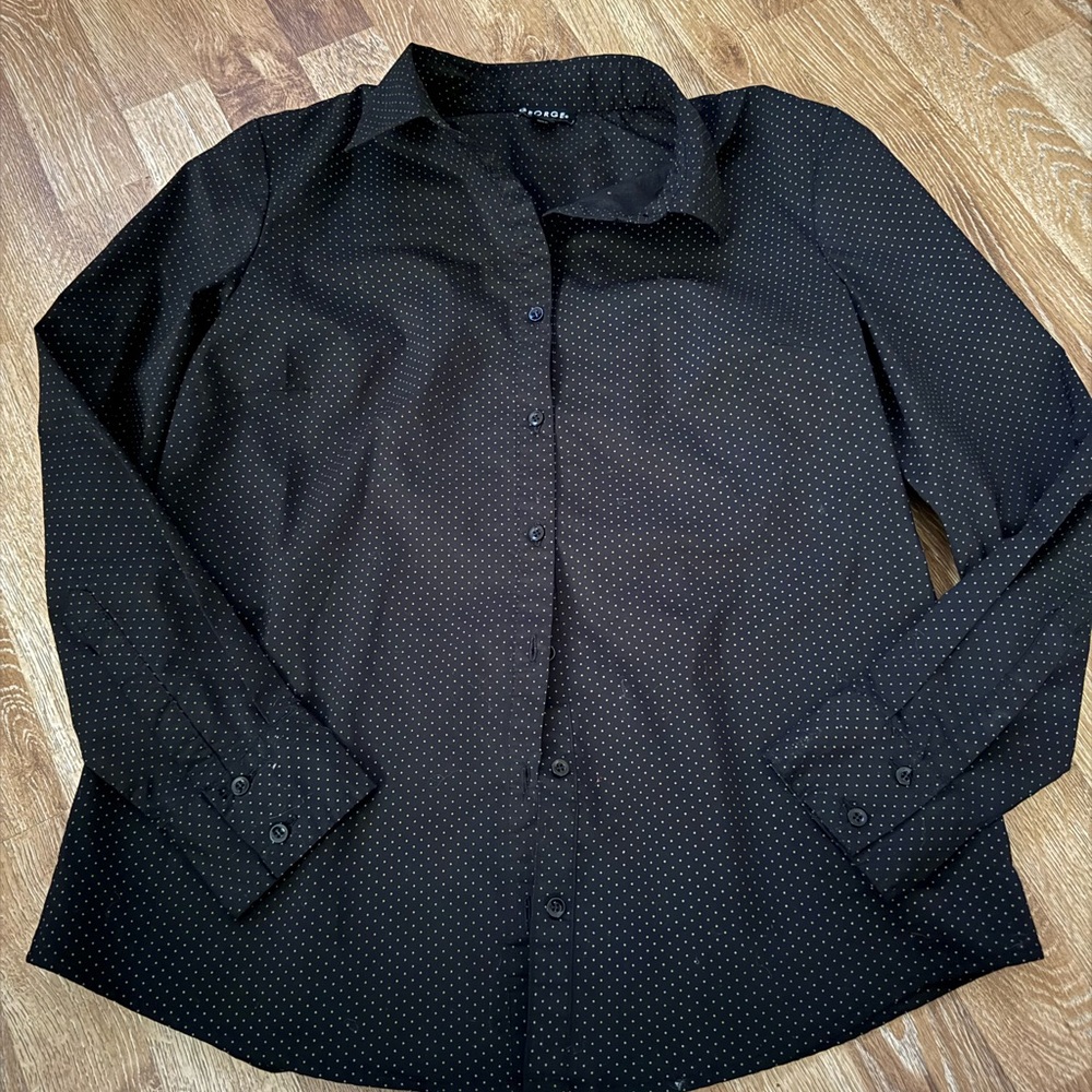Black Polka Dot Shirt